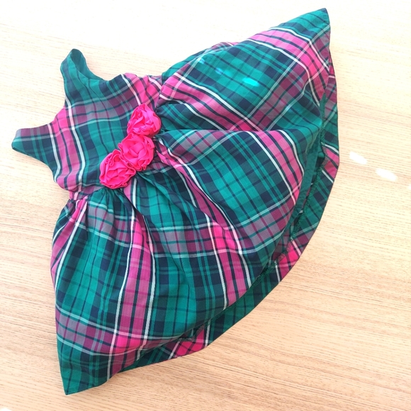 Baby Girl Janie and Jack Plaid Dress - Picture 1 of 5